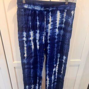 Size-Med Hester & Orchard Blue Tie-Dye Pants